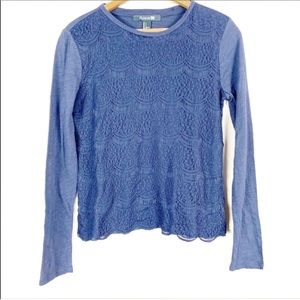 🌿Forever 21 Lace Long Sleeve Top